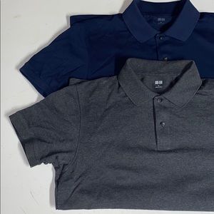 Men’s Uniqlo Dry Pique Polo - Two Pack
